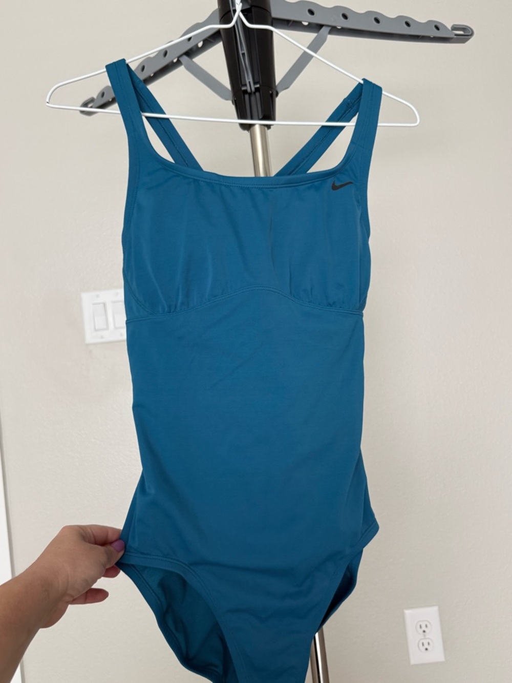 Nike Blue Teal Racerback Training One-Piece